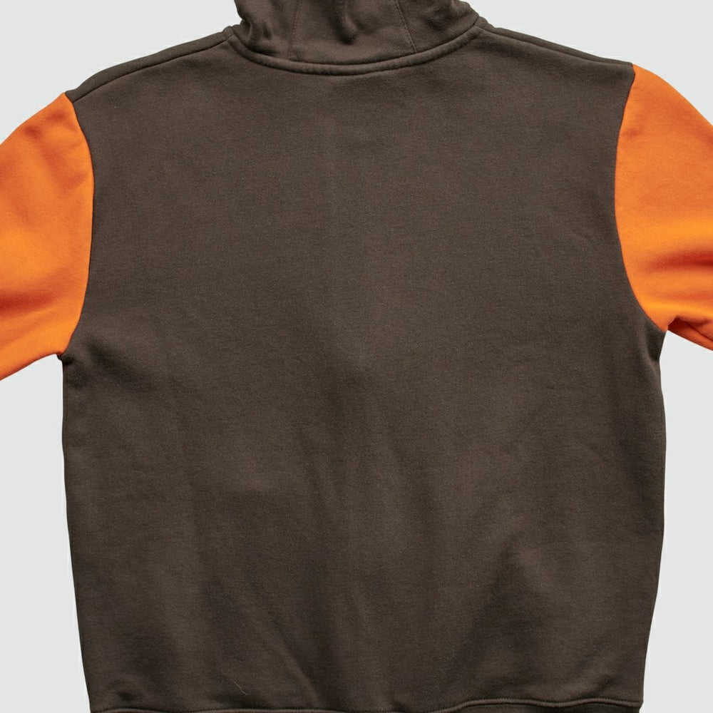 Fanatics Cleveland Browns NFL 2010s Hooded Full Zip Sweatshirt Brown Yth XL Real Vintage