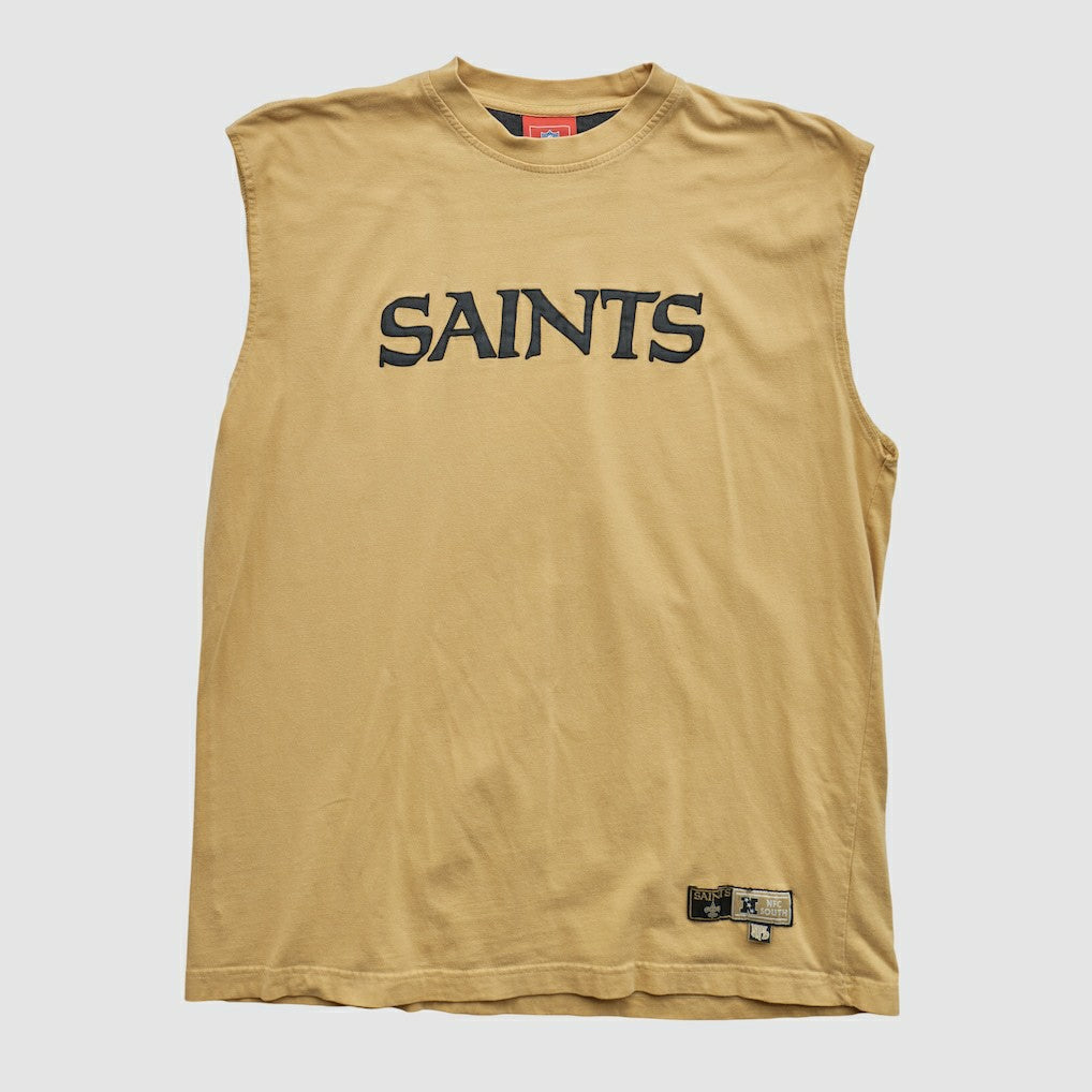 Fanatics New Orleans Saints NFL 2000s Tank Yellow Vintage