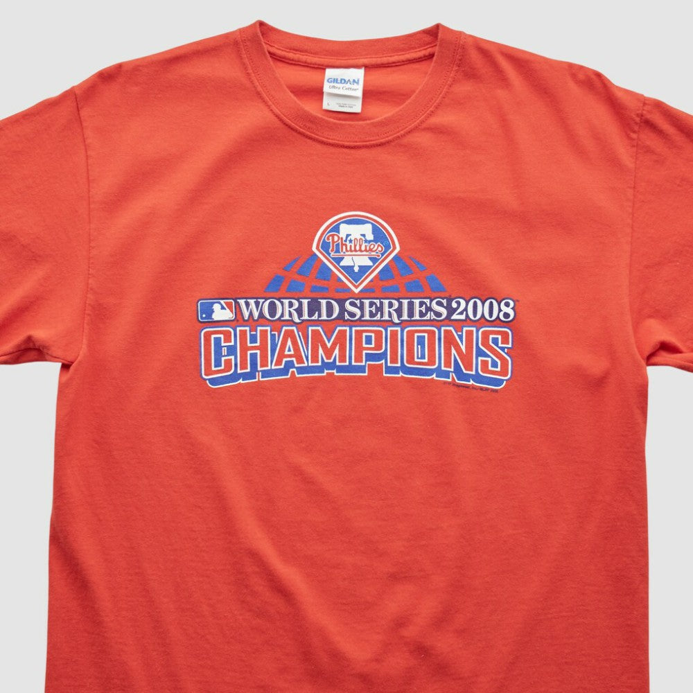 Philadelphia Phillies Gildan 2008 T-shirt - Red - Vintage - Fanatics Lifestyle