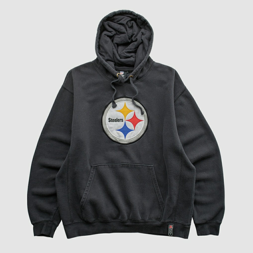 Fanatics Pittsburgh Steelers NFL 2010s Hooded Sweatshirt Black Vintage