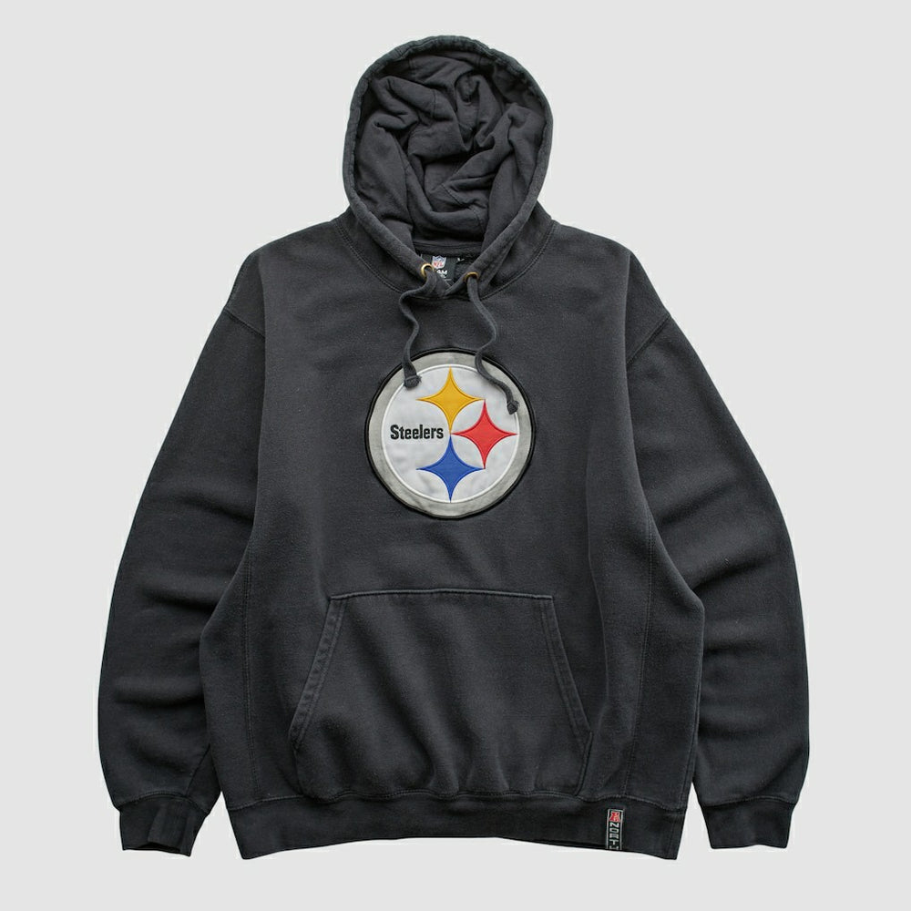 Fanatics Pittsburgh Steelers NFL 2010s Hooded Sweatshirt Black Vintage