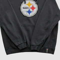 Fanatics Pittsburgh Steelers NFL 2010s Hooded Sweatshirt Black Vintage