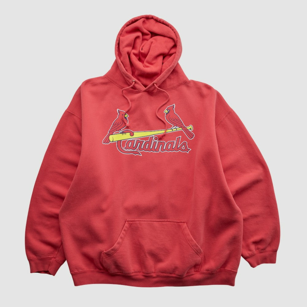 St. Louis Cardinals 2000s Hooded Sweatshirt - Red - XVintage - Fanatics Discount