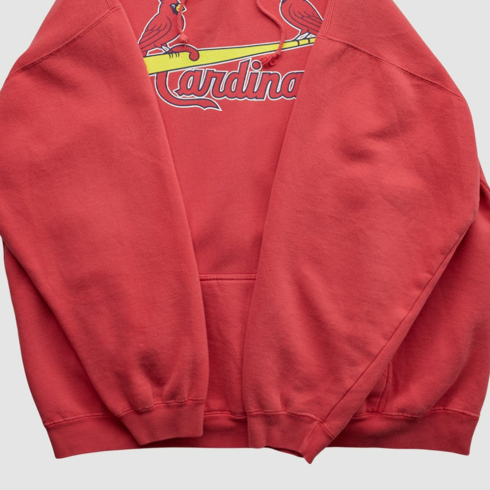 St. Louis Cardinals 2000s Hooded Sweatshirt - Red - XVintage - Fanatics Discount