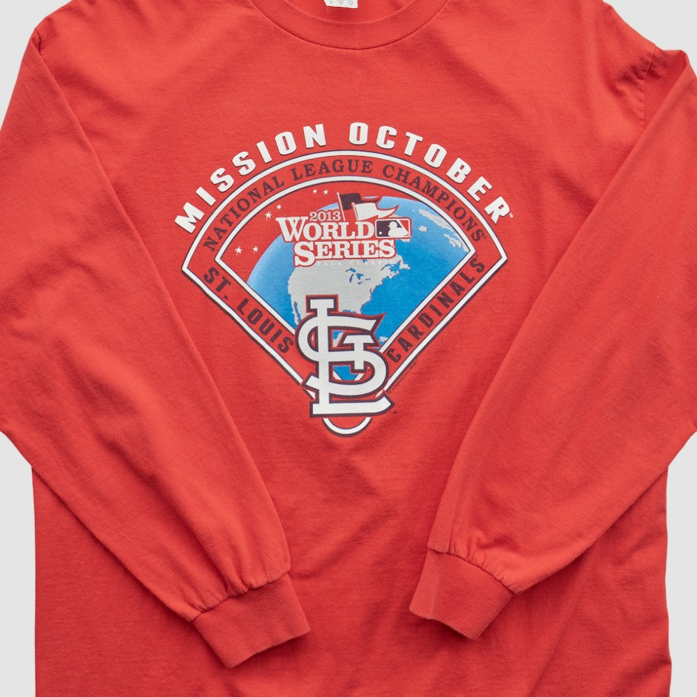 St. Louis Cardinals Alstyle 2013 Long Sleeve T-shirt - Red - Vintage - Fanatics Discount
