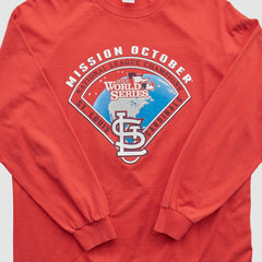 St. Louis Cardinals Alstyle 2013 Long Sleeve T-shirt - Red - Vintage - Fanatics Discount