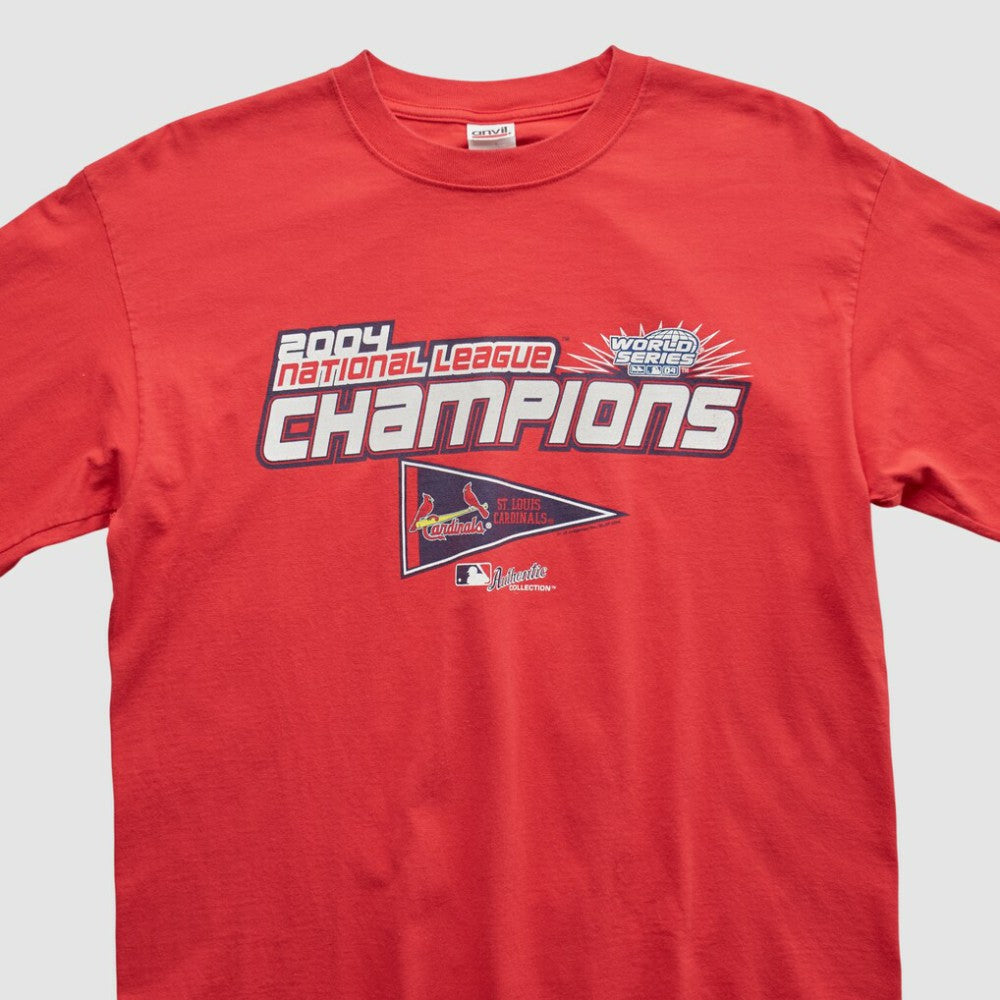 St. Louis Cardinals Anvil 2004 Long Sleeve T-shirt - Red - Vintage - Fanatics Online