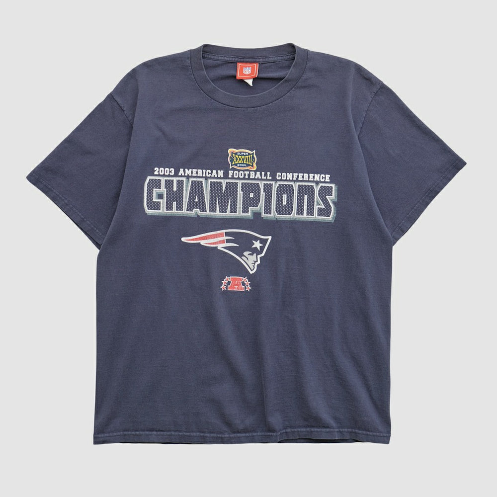 Fanatics New England Patriots NFL 2003 T-shirt Navy Vintage