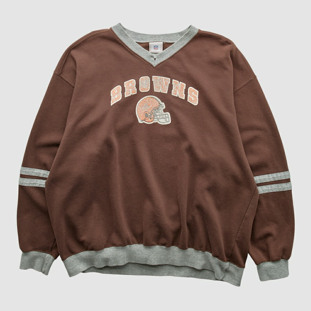 Fanatics Cleveland Browns NFL 2000s Pullover Sweatshirt Brown Vintage
