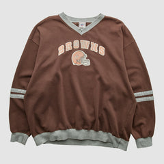 Fanatics Cleveland Browns NFL 2000s Pullover Sweatshirt Brown Vintage