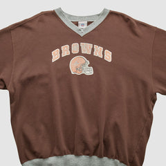 Fanatics Cleveland Browns NFL 2000s Pullover Sweatshirt Brown Vintage