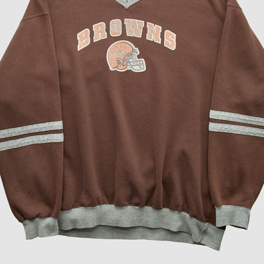 Fanatics Cleveland Browns NFL 2000s Pullover Sweatshirt Brown Vintage