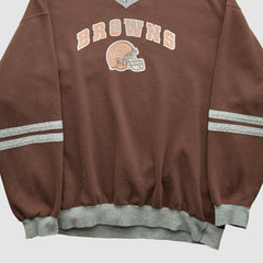 Fanatics Cleveland Browns NFL 2000s Pullover Sweatshirt Brown Vintage