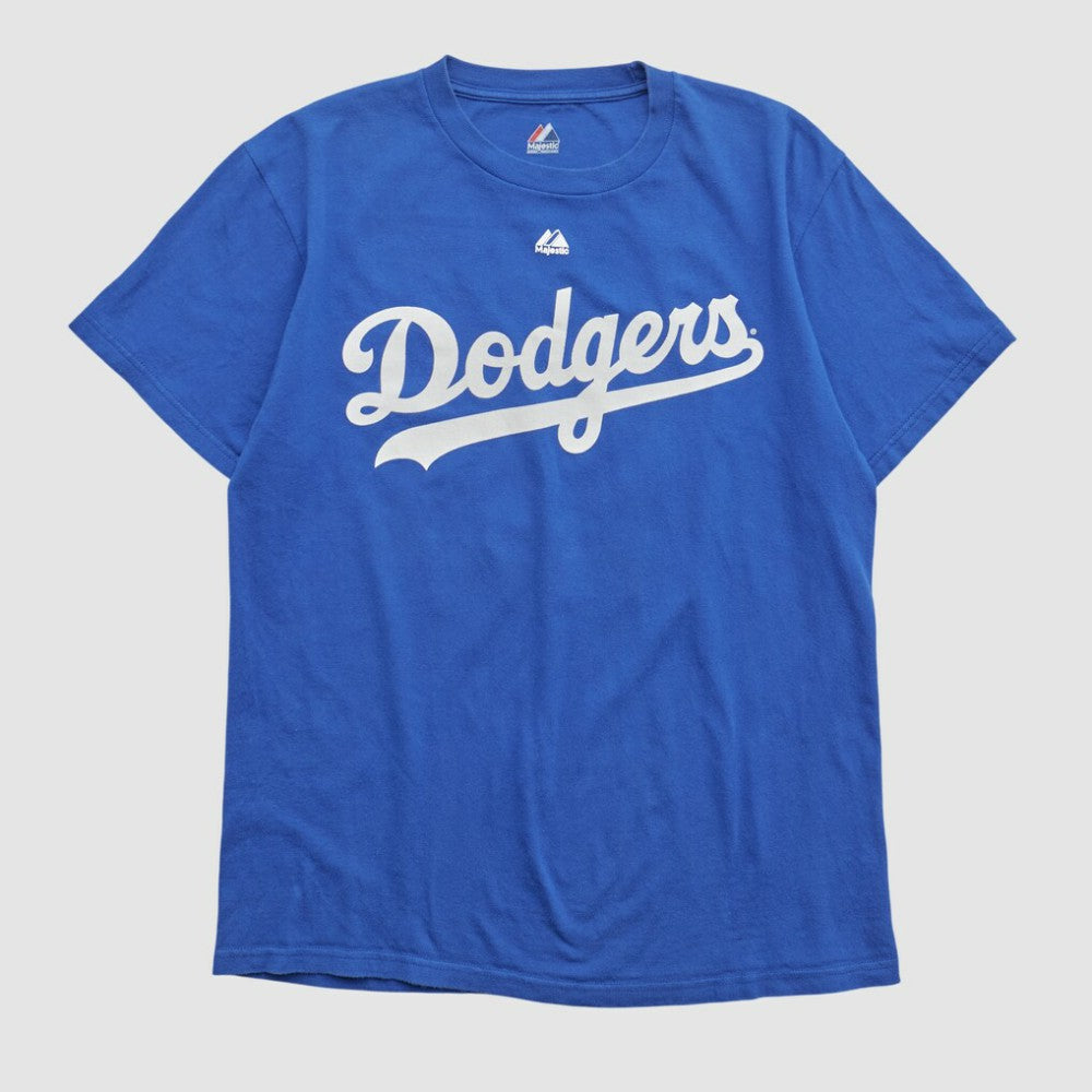 Los Angeles Dodgers Majestic 2000s T-shirt - Blue - Vintage - Fanatics Lifestyle
