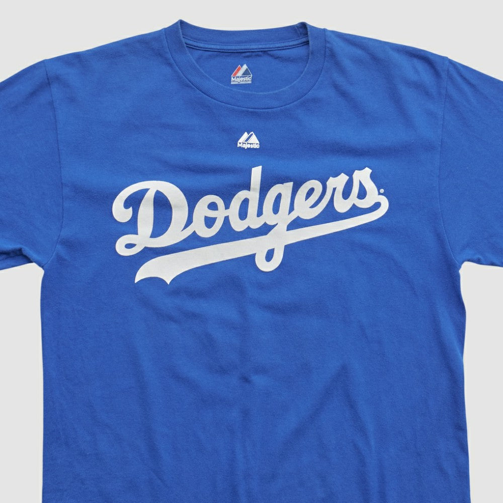 Los Angeles Dodgers Majestic 2000s T-shirt - Blue - Vintage - Fanatics Lifestyle
