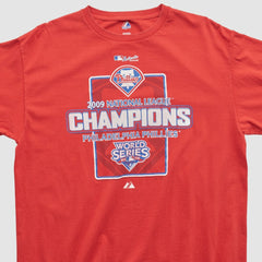 Philadelphia Phillies Majestic 2009 T-shirt - Red - Vintage - Fanatics on Sale