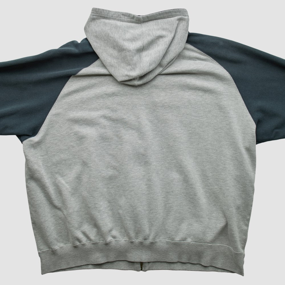 Kansas City Royals 2000s Hooded Full Zip Sweatshirt - Heather Gray - 2XVintage - Fanatics Lifestyle