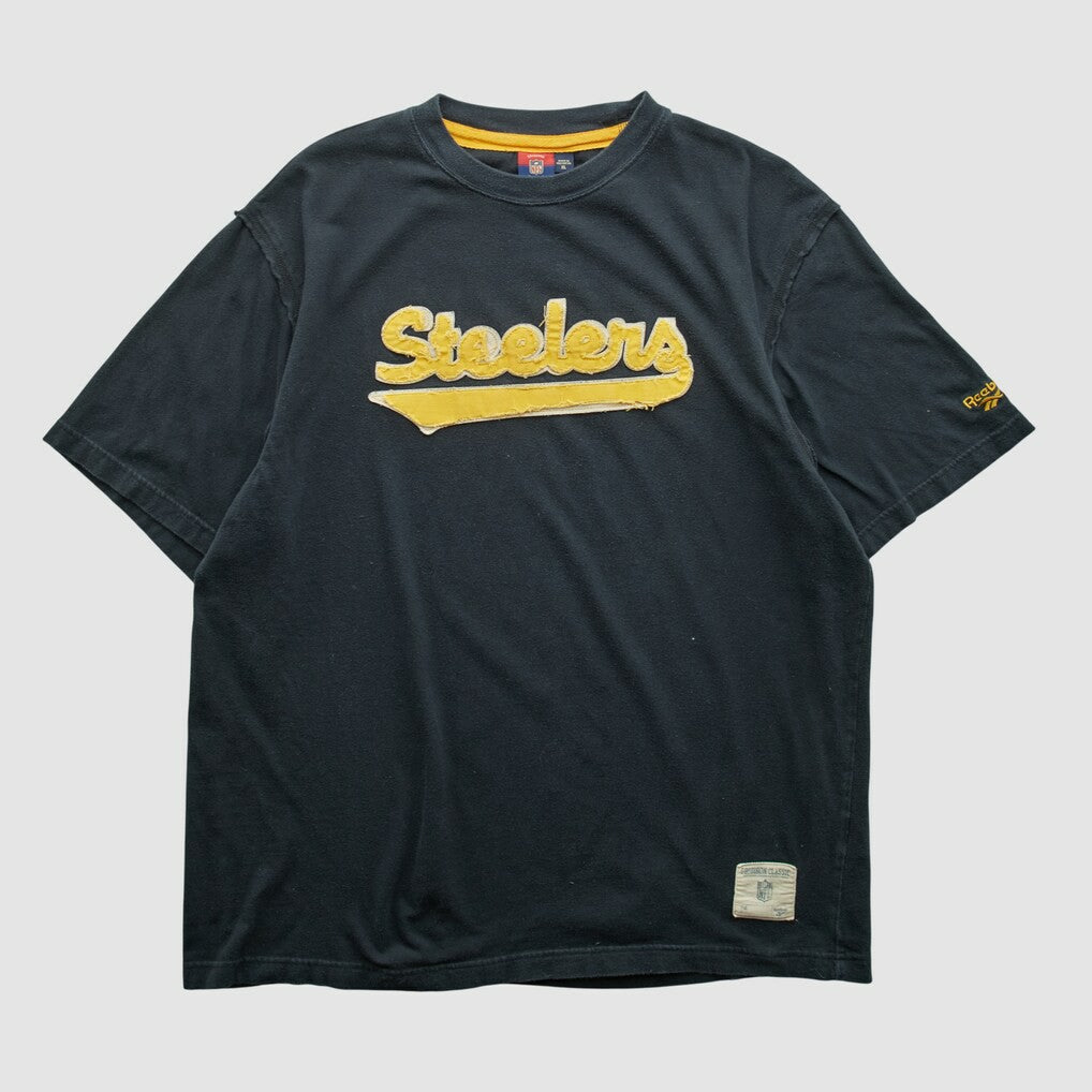 Fanatics Pittsburgh Steelers Reebok 2000s T-shirt Black Vintage