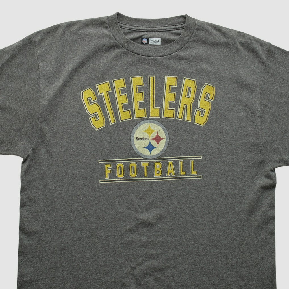 Fanatics Pittsburgh Steelers NFL 2010s T-shirt Dark Heather Gray Vintage