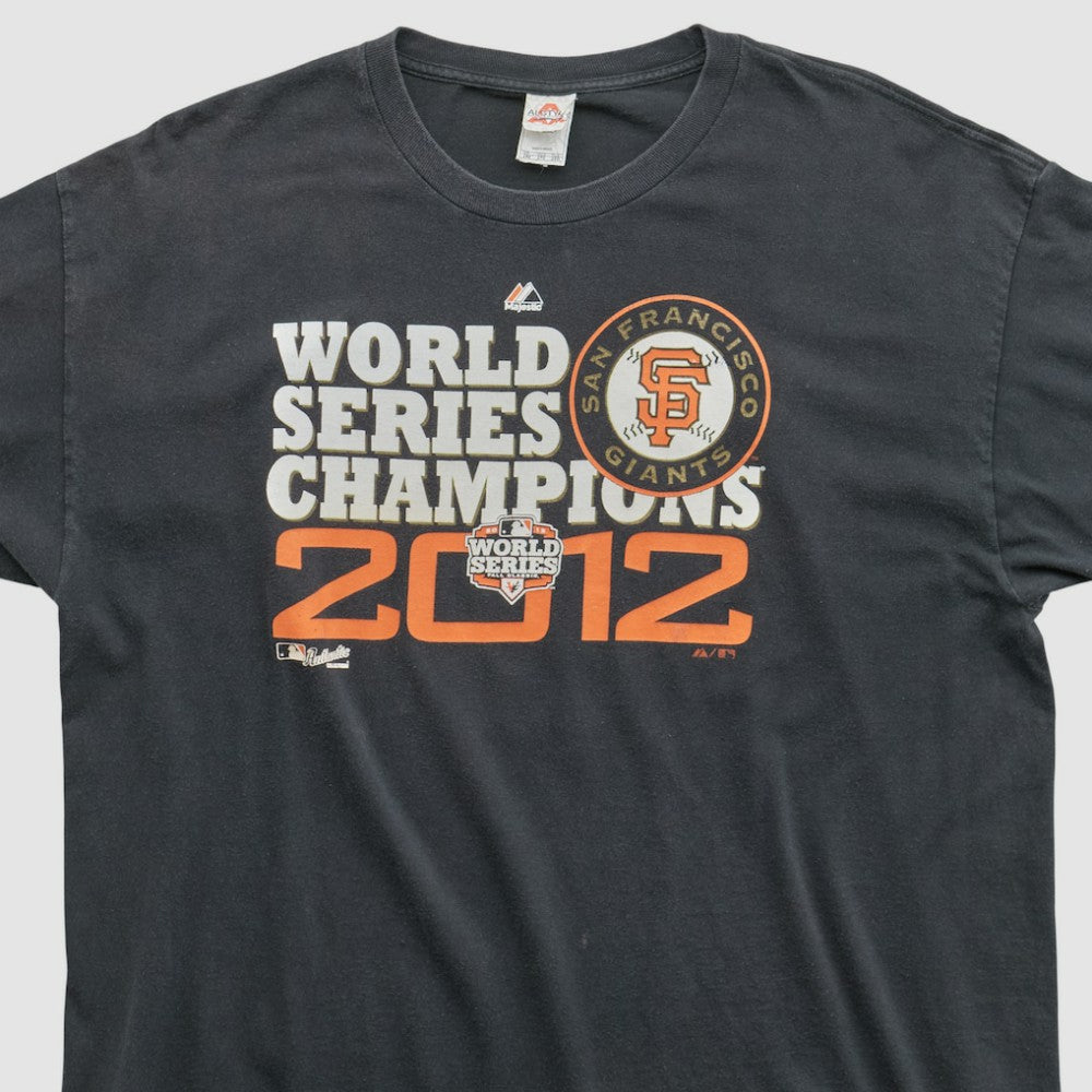 San Francisco Giants Alstyle 2012 T-shirt - Black - 2XVintage - Fanatics on Sale