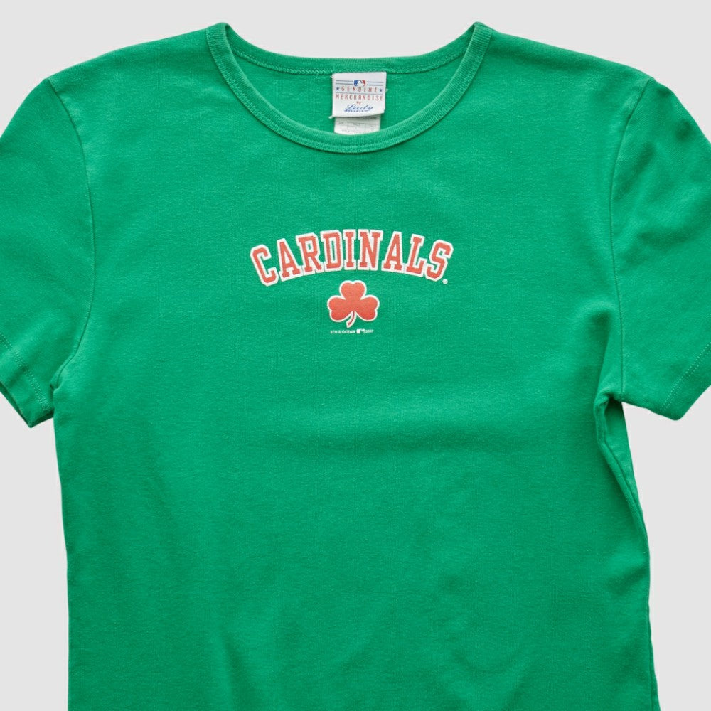 St. Louis Cardinals Genuine Merchandise 2007 T-shirt - Green - Vintage - Fanatics Online