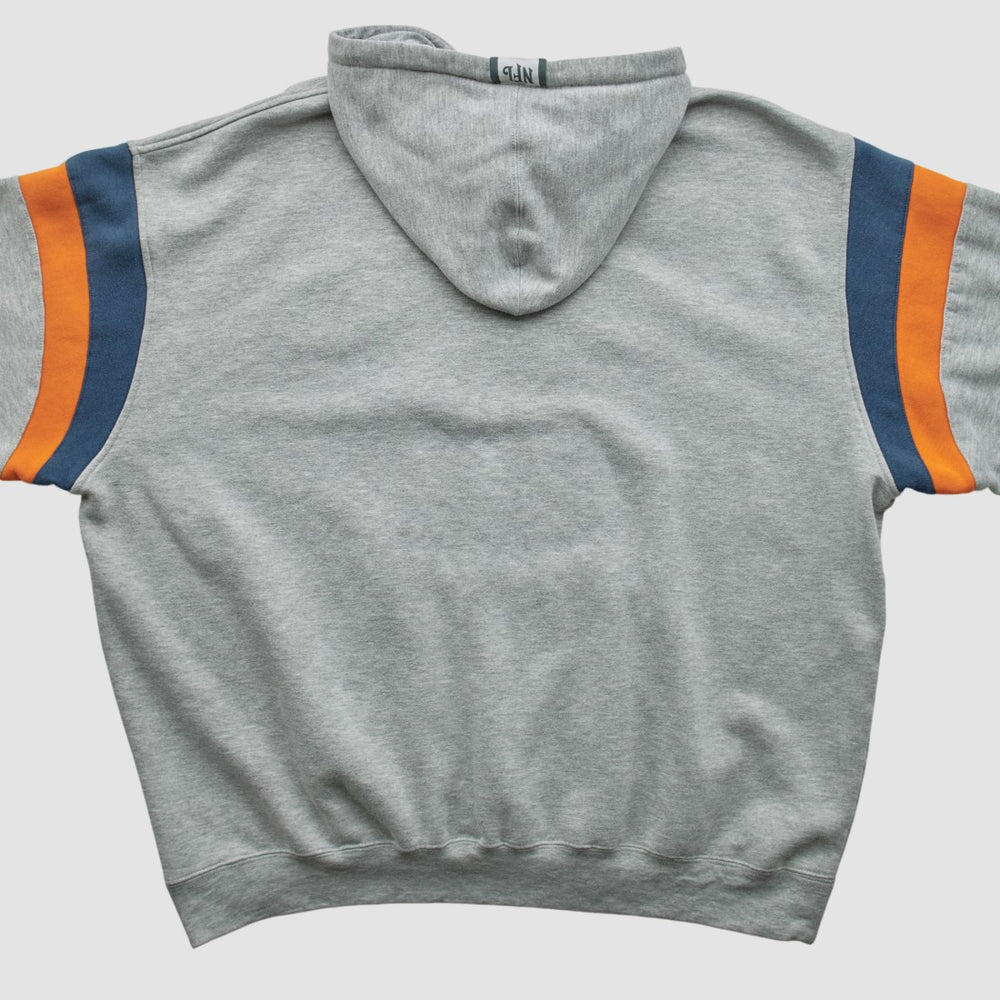 Fanatics Denver Broncos NFL 2000s Hooded Pullover Sweatshirt Heather Gray Vintage
