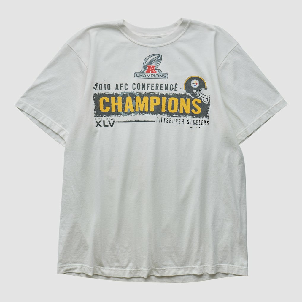 Fanatics Pittsburgh Steelers Reebok 2010 T-shirt White Vintage