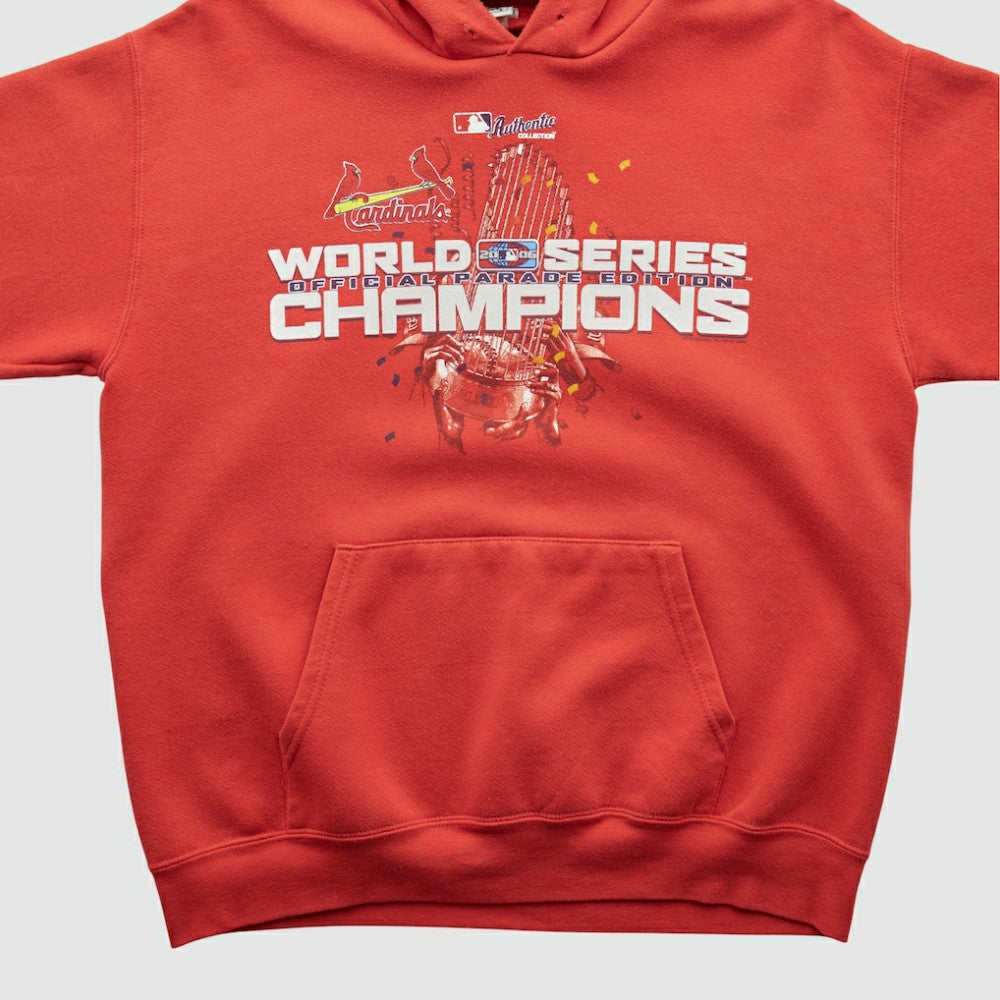 St. Louis Cardinals Lee Apparel 2006 Hooded Pullover Sweatshirt - Red - Vintage - Fanatics Lifestyle