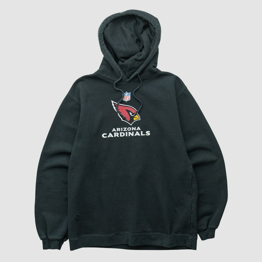 Fanatics Arizona Cardinals Reebok 2000s Hooded Pullover Sweatshirt Black Vintage