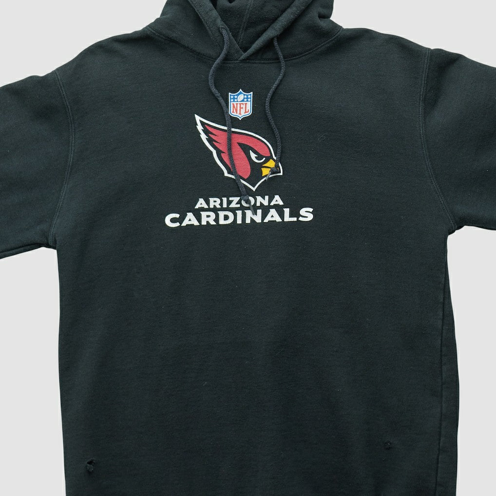 Fanatics Arizona Cardinals Reebok 2000s Hooded Pullover Sweatshirt Black Vintage