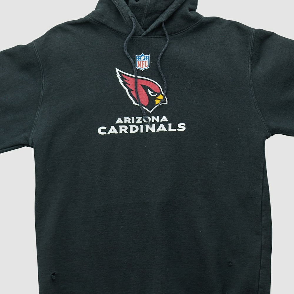 Fanatics Arizona Cardinals Reebok 2000s Hooded Pullover Sweatshirt Black Vintage