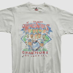 World Series Fruit of The Loom 1988 T-shirt - White - Vintage - Fanatics on Sale