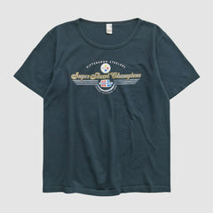 Fanatics Pittsburgh Steelers Anvil 2006 T-shirt Navy Vintage