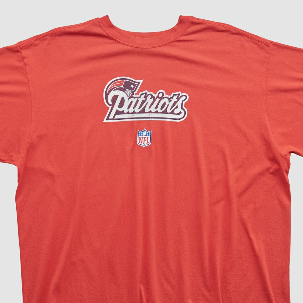 Fanatics New England Patriots Reebok 2000s T-shirt Red Vintage