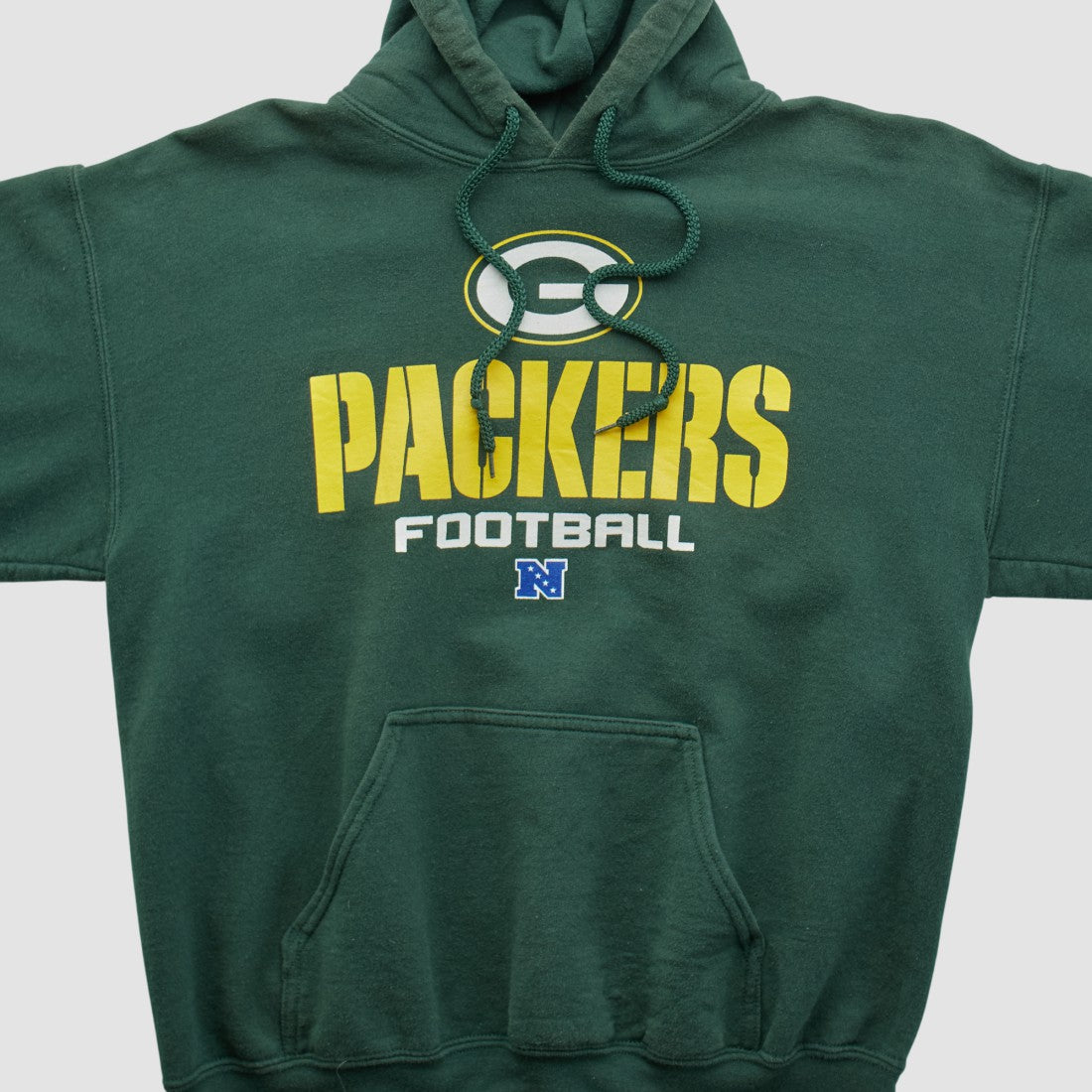 Fanatics Green Bay Packers NFL 2000s Hooded Pullover Sweatshirt Green Vintage