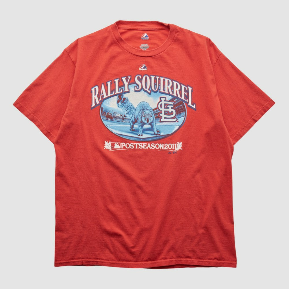 St. Louis Cardinals Majestic 2011 T-shirt - Red - Vintage - Fanatics Sale