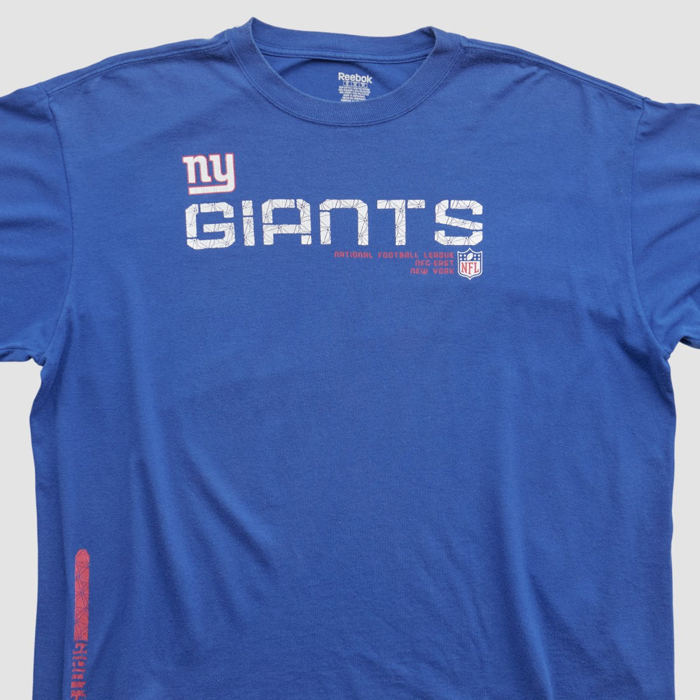 Fanatics New York Giants Reebok 2000s T-shirt Blue Vintage
