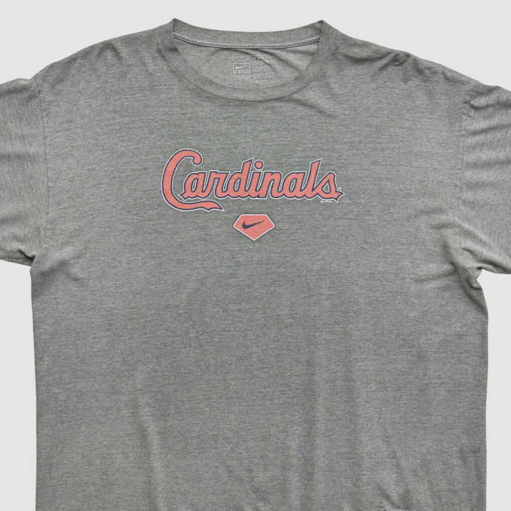 St. Louis Cardinals Nike 2000s T-shirt - Heather Gray - XVintage - Nike Discount