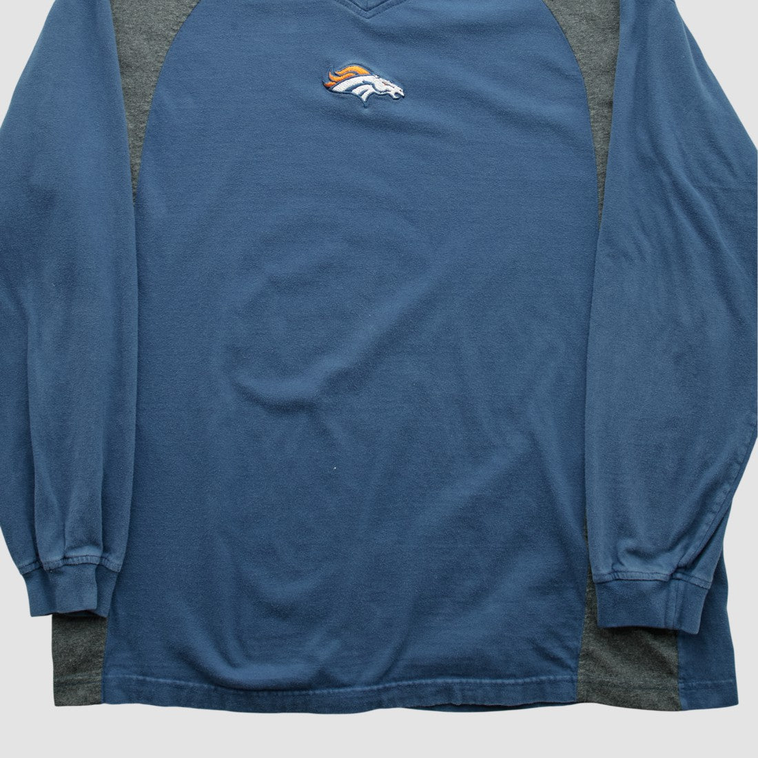 Fanatics Denver Broncos NFL 2000s Long Sleeve T-shirt Navy Vintage