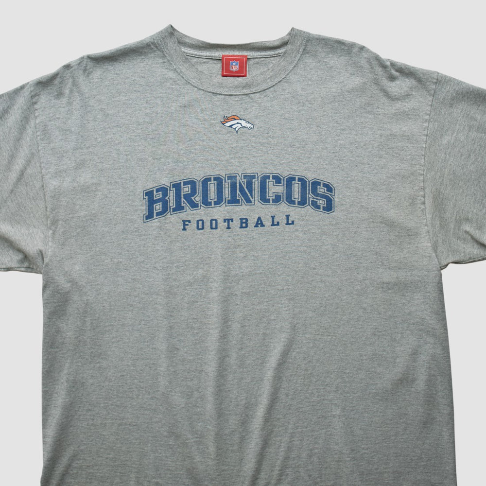 Fanatics Denver Broncos NFL 2000s T-shirt Heather Gray Vintage