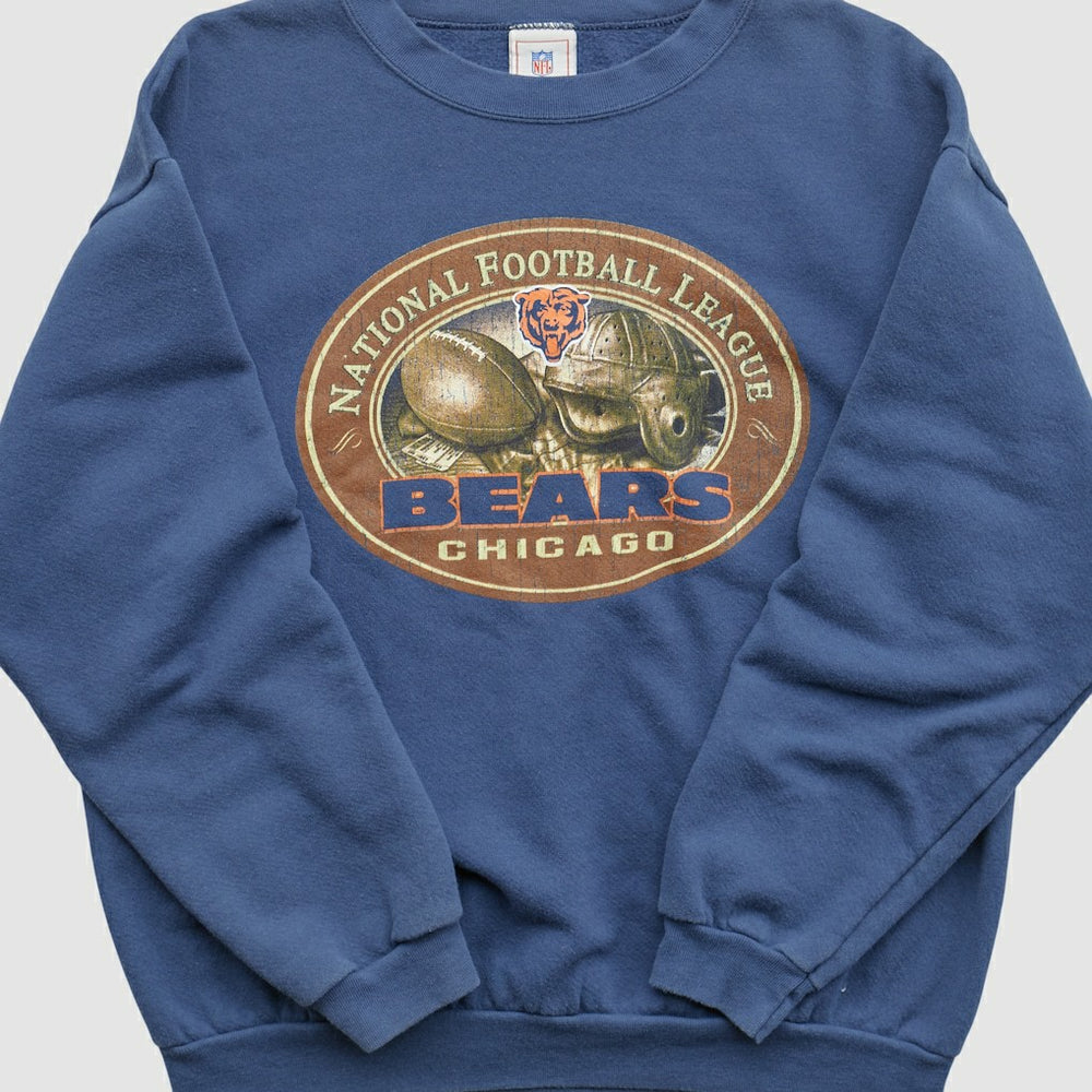 Fanatics Chicago Bears NFL 2000s Pullover Sweatshirt Blue Vintage