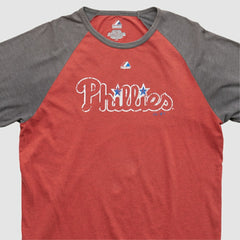 Philadelphia Phillies Majestic 2000s T-shirt - Red - Vintage - Fanatics Sale