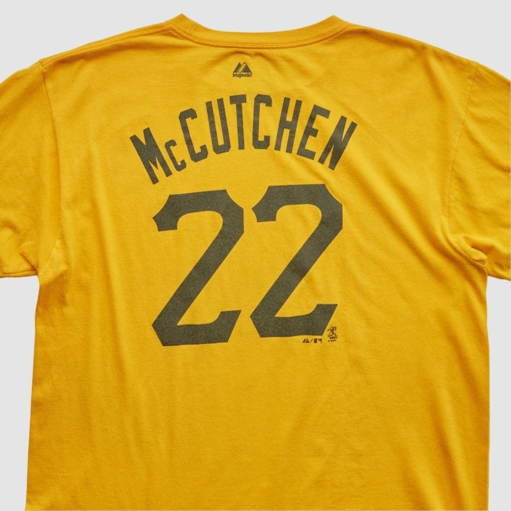 Pittsburgh Pirates Majestic 2000s T-shirt - Yellow - Vintage - Fanatics on Sale