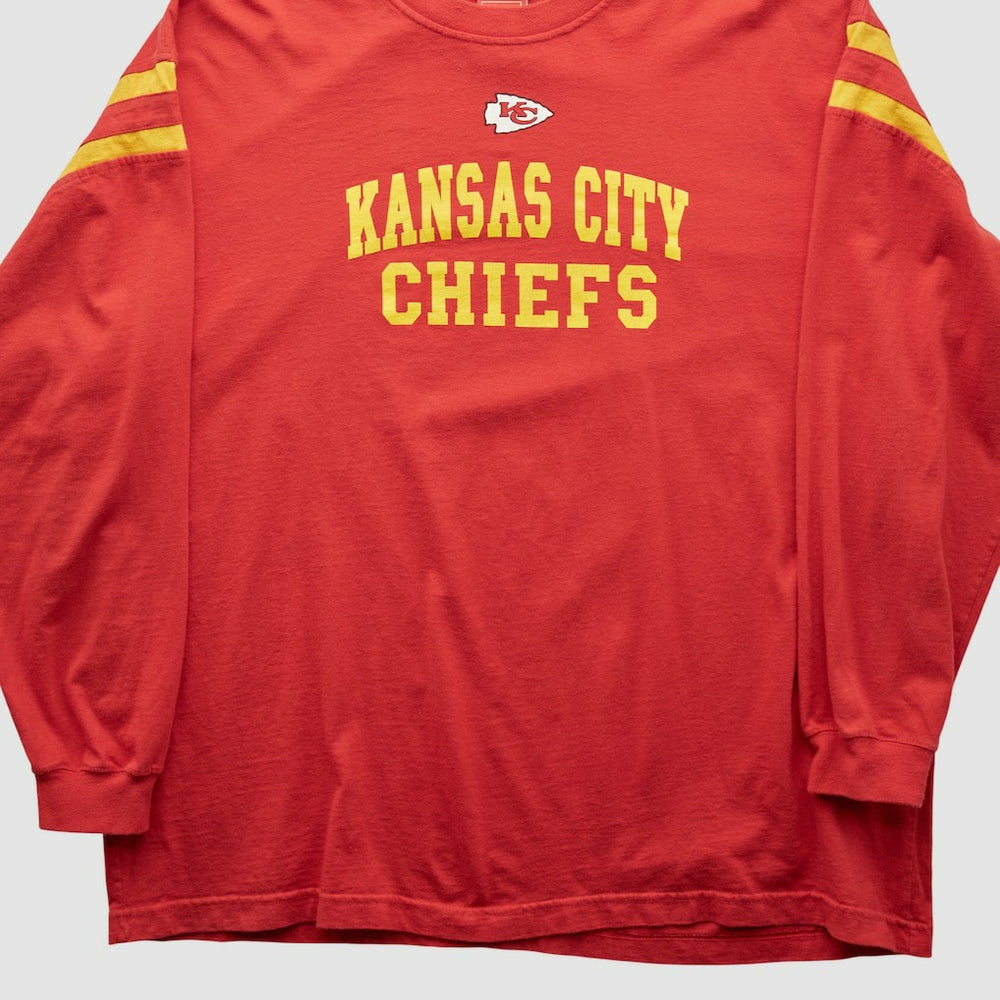 Fanatics Kansas City Chiefs NFL 2000s Long Sleeve T-shirt Red Vintage