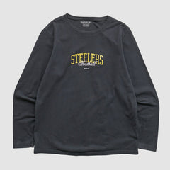 Fanatics Pittsburgh Steelers Reebok 2000s Long Sleeve T-shirt Black Vintage