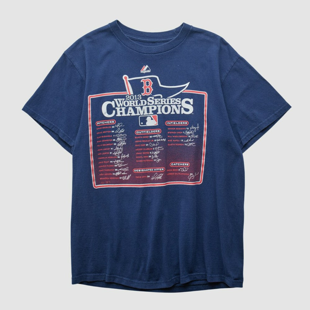 Boston Red Sox Majestic 2013 T-shirt - Navy - Vintage - Fanatics Sale