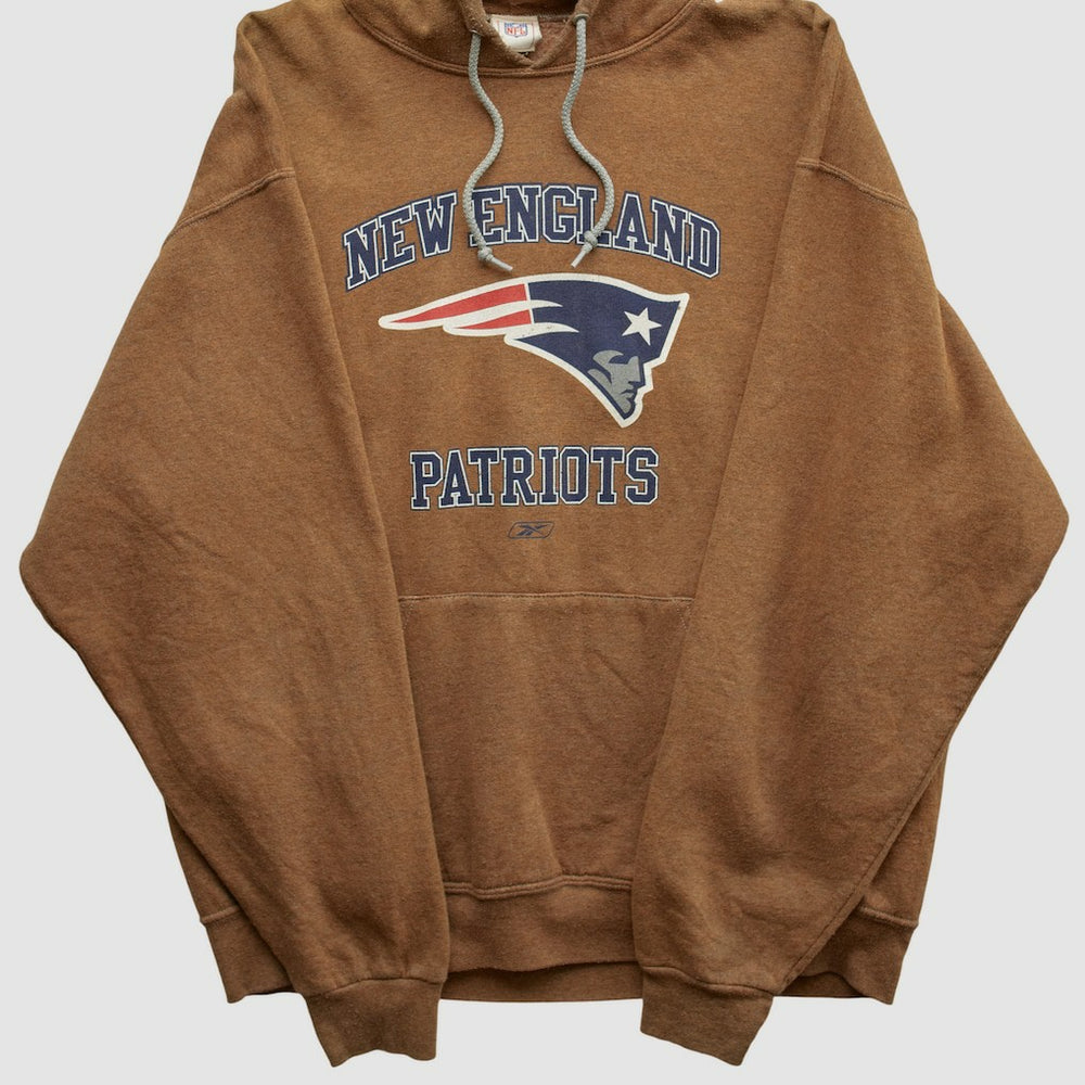 Fanatics New England Patriots Jerzees 2000s Hooded Sweatshirt Clay Vintage