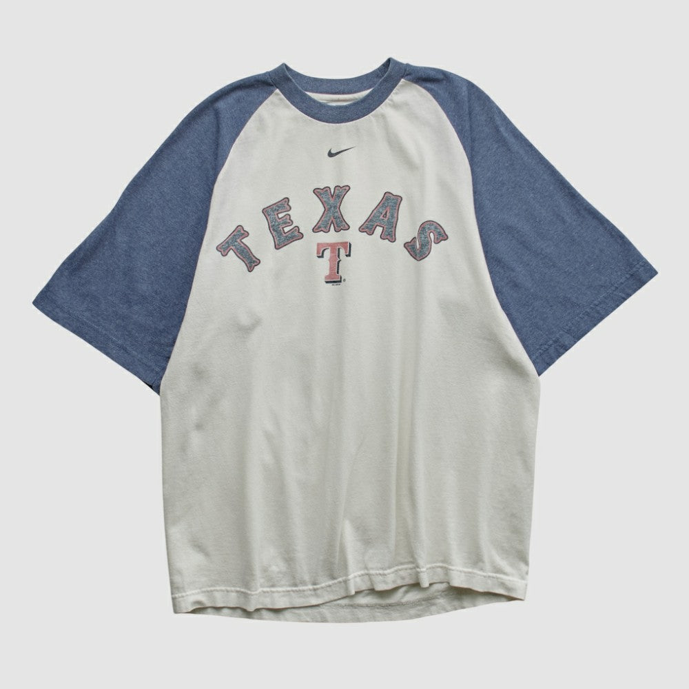 Texas Rangers Nike 2000s T-shirt - White - Vintage - Nike Online
