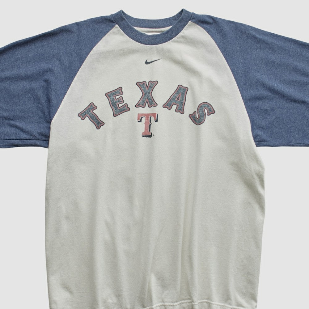Texas Rangers Nike 2000s T-shirt - White - Vintage - Nike Online