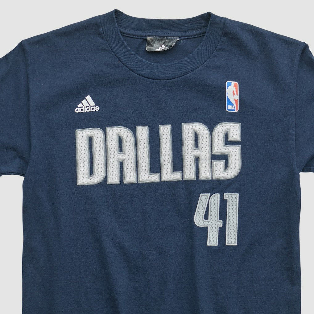 Dallas Mavericks 2010s T-shirt for sale Navy Vintage | Adidas